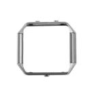 For Fitbit Blaze Watch Stainless Steel Frame Holder Shell(Silver) - 2