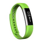 For Fitbit Alta Watch Oblique Texture Silicone Watchband, Small Size, Length: about 18.5cm(Green) - 1