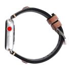 For Apple Watch Series 3 & 2 & 1 42mm Simple Fashion Cowhide Big Eyes Pattern Watch Band - 4