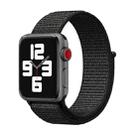 Simple Fashion Nylon Watch Band for Apple Watch Ultra 49mm&Watch Ultra 2 49mm / Series 9&8&7 45mm / SE 3&SE 2&6&SE&5&4 44mm / 3&2&1 42mm, with Magic Stick(Nightfall Black) - 1