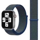 Simple Fashion Nylon Watch Band for Apple Watch Ultra 49mm&Watch Ultra 2 49mm / Series 9&8&7 45mm / SE 3&SE 2&6&SE&5&4 44mm / 3&2&1 42mm, with Magic Stick(Dark Blue) - 1