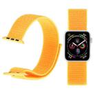 Simple Fashion Nylon Watch Band for Apple Watch Ultra 49mm&Watch Ultra 2 49mm / Series 10 46mm / 9&8&7 45mm / SE 3&SE 2&6&SE&5&4 44mm / 3&2&1 42mm, with Magic Stick(Yellow) - 1