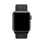Simple Fashion Nylon Watch Band for Apple Watch Series 10 42mm / 9&8&7 41mm / SE 3&SE 2&6&SE&5&4 40mm / 3&2&1 38mm, with Magic Stick(Nightfall Black) - 2