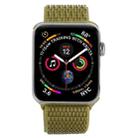 For Apple Watch 42mm / 41mm / 40mm / 38mm Simple Fashion Nylon Watch Band with Magic Stick(Dark Green) - 3