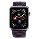For Apple Watch 42mm / 41mm / 40mm / 38mm Simple Fashion Nylon Watch Band with Magic Stick(Dark Purple) - 3