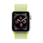 For Apple Watch 42mm / 41mm / 40mm / 38mm Simple Fashion Nylon Watch Band with Magic Stick(Fluorescent Green Light) - 3