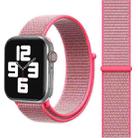For Apple Watch 42mm / 41mm / 40mm / 38mm Simple Fashion Nylon Watch Band with Magic Stick(Pink Light) - 2