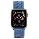 Simple Fashion Nylon Watch Band for Apple Watch Series 10 42mm / 9&8&7 41mm / SE 3&SE 2&6&SE&5&4 40mm / 3&2&1 38mm, with Magic Stick(Peacock Blue) - 3