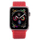 Simple Fashion Nylon Watch Band for Apple Watch Series 9&8&7 41mm / SE 3&SE 2&6&SE&5&4 40mm / 3&2&1 38mm, with Magic Stick(Rose Red) - 3
