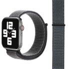 Simple Fashion Nylon Watch Band for Apple Watch Series 7 41mm / 6 & SE & 5 & 4 40mm / 3 & 2 & 1 38mm, with Magic Stick(Space Grey) - 1
