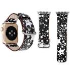 Fashion Pattern Genuine Leather Wrist Watch Band for Apple Watch Series 3 & 2 & 1 38mm - 1