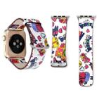 Fashion Pattern Genuine Leather Wrist Watch Band for Apple Watch Series 3 & 2 & 1 38mm - 1
