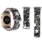 For Apple Watch Series 3 & 2 & 1 42mm Fashion Pattern Genuine Leather Wrist Watch Band - 1