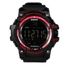 EX16 Bluetooth 4.0 Smart Watch, IP67 Waterproof, Support Sport Monitoring / Data Analysis / Information Reminder / Remote Camera, Compatible with both Android and iOS System(Red) - 1