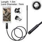 2 in 1 Micro USB & USB Endoscope Waterproof Snake Tube Inspection Camera with 6 LED for OTG Android Phone, Lens Diameter: 7mm Length: 1.5m - 1