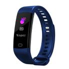 Y5 0.96 inch Color Screen Bluetooth 4.0 Smart Bracelet, IP67 Waterproof, Support Sports Mode / Heart Rate Monitor / Sleep Monitor / Information Reminder, Compatible with both Android and iOS System(Dark Blue) - 1