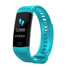 Y5 0.96 inch Color Screen Bluetooth 4.0 Smart Bracelet, IP67 Waterproof, Support Sports Mode / Heart Rate Monitor / Sleep Monitor / Information Reminder, Compatible with both Android and iOS System(Baby Blue) - 1