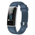 ID130Plus 0.96 inch OLED Touch Screen Bluetooth 4.0 Smart Bracelet, IP67 Waterproof, Support Fitness Tracker / Heart Rate Monitor / Sleep Monitor / Information Reminder / Sedentary Reminder, Compatible with both Android and iOS System(Gray Blue) - 1