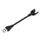 Pure Copper Wire Core Bracelet USB Charger for Xiaomi Mi Band 3(Black) - 4