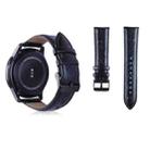 Ostrich Skin Texture Genuine Leather Watch Band for Samsung Gear S3 22mm(Black) - 1