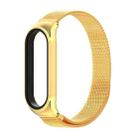 Mijobs Milan CS Metal Magnetic Watch Band for Xiaomi Mi Band 3 & 4 & 5 & 6, Host not Include(Gold) - 1