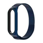 Mijobs Milan CS Metal Magnetic Watch Band for Xiaomi Mi Band 3 & 4 & 5 & 6, Host not Include(Blue) - 1