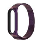 Mijobs Milan CS Metal Magnetic Watch Band for Xiaomi Mi Band 3 & 4 & 5 & 6, Host not Include(Purple) - 1