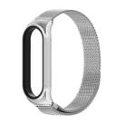 Mijobs Milan CS Metal Magnetic Watch Band for Xiaomi Mi Band 3 & 4 & 5 & 6, Host not Include(Silver) - 1