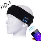 Knitted Bluetooth Headsfree Sport Music Headband with Mic for iPhone / Samsung and Other Bluetooth Devices(Black) - 1