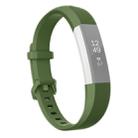 For Fitbit Alta Smart Watch Silicone Watchband, Length: about 23.8cm(Army Green) - 1