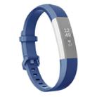 For Fitbit Alta Smart Watch Silicone Watchband, Length: about 23.8cm(Blue) - 1