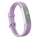 For Fitbit Alta Smart Watch Silicone Watchband, Length: about 23.8cm(Light Purple) - 1
