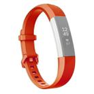 For Fitbit Alta Smart Watch Silicone Watchband, Length: about 23.8cm(Red) - 1