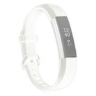 For Fitbit Alta Smart Watch Silicone Watchband, Length: about 23.8cm(White) - 1