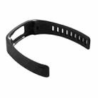 For Garmin Vivofit 1 Smart Watch Silicone Watch Band, Length: about 21cm(Black) - 4