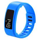 For Garmin Vivofit 1 Smart Watch Silicone Watch Band, Length: about 21cm(Blue) - 1