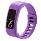 For Garmin Vivofit 1 Smart Watch Silicone Watch Band, Length: about 21cm(Purple) - 1