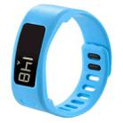 For Garmin Vivofit 1 Smart Watch Silicone Watch Band, Length: about 21cm(Baby Blue) - 1