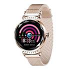 H2 1.04 inch IPS Color Screen Women Smartwatch IP67 Waterproof, Support Call Reminder /Heart Rate Monitoring /Blood Pressure Monitoring/Sleep Monitoring/Predict Menstrual Cycle Intelligently (Gold) - 1