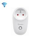 Sonoff S26 WiFi Smart Power Plug Socket Wireless Remote Control Timer Power Switch, Compatible with Alexa and Google Home, Support iOS and Android, EU Type F Plug - 1