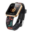 CD16 1.3 inch TFT Color Screen Smart Bracelet IP67 Waterproof, Camouflage Watchband, Support Call Reminder /Heart Rate Monitoring /Sleep Monitoring/ Multi-sport Mode (Gold) - 1