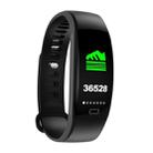 F64HR 0.96 inch TFT Color Screen Smart Bracelet IP68 Waterproof, Support Call Reminder/ Heart Rate Monitoring /Blood Pressure Monitoring/ Sleep Monitoring/Blood Oxygen Monitoring (Black) - 1