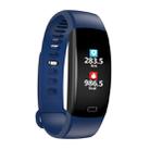 F64HR 0.96 inch TFT Color Screen Smart Bracelet IP68 Waterproof, Support Call Reminder/ Heart Rate Monitoring /Blood Pressure Monitoring/ Sleep Monitoring/Blood Oxygen Monitoring (Blue) - 1