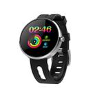 DOMINO DM78 Plus 1.22 inch IPS Screen Bluetooth Smart Watch, IP68 Waterproof, Support Pedometer / Heart Rate Monitor / Blood Pressure Monitor / Sleep Monitor, Compatible with Android and iOS Phones (Black) - 1