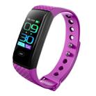 CK17S 0.96 inches IPS Screen Smart Bracelet IP67 Waterproof, Support Call Reminder / Heart Rate Monitoring / Blood Pressure Monitoring / Sleep Monitoring (Purple) - 1