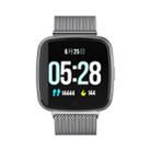 DTNO.1 G12 1.3 inches OLED Color Screen Smart Bracelet IP67 Waterproof, Steel Watchband, Support Call Reminder /Heart Rate Monitoring /Sedentary Reminder /Multi-sport Mode(Silver) - 1
