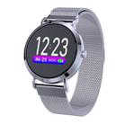 CV08C 1.0 inches TN Color Screen Smart Bracelet IP67 Waterproof, Metal Watchband, Support Call Reminder /Heart Rate Monitoring /Sleep Monitoring / Sedentary Reminder (Silver) - 1