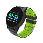 KY108 1.3 inches 240x240 Resolution Smart Bracelet IP67 Waterproof, Support Call Reminder /Heart Rate Monitoring /Sleep Monitoring /Blood Pressure Monitoring /Blood Oxygen Monitoring (Green) - 1