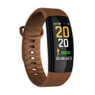 QS01 0.96 inches TFT Color Screen Smart Bracelet IP67 Waterproof, Support Call Reminder /Heart Rate Monitoring /Sleep Monitoring /Blood Pressure Monitoring /Sedentary Reminder (Coffee) - 1