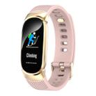 QW16 0.96 inches LCD Color Screen Smart Bracelet IP67 Waterproof, Support Call Reminder /Heart Rate Monitoring /Sleep Monitoring /Sedentary Reminder /Blood Pressure Monitoring (Pink) - 1